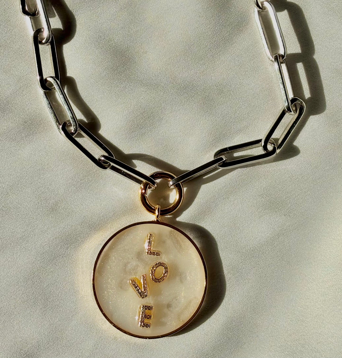 Statement Anhänger BIG ROUND LOVE