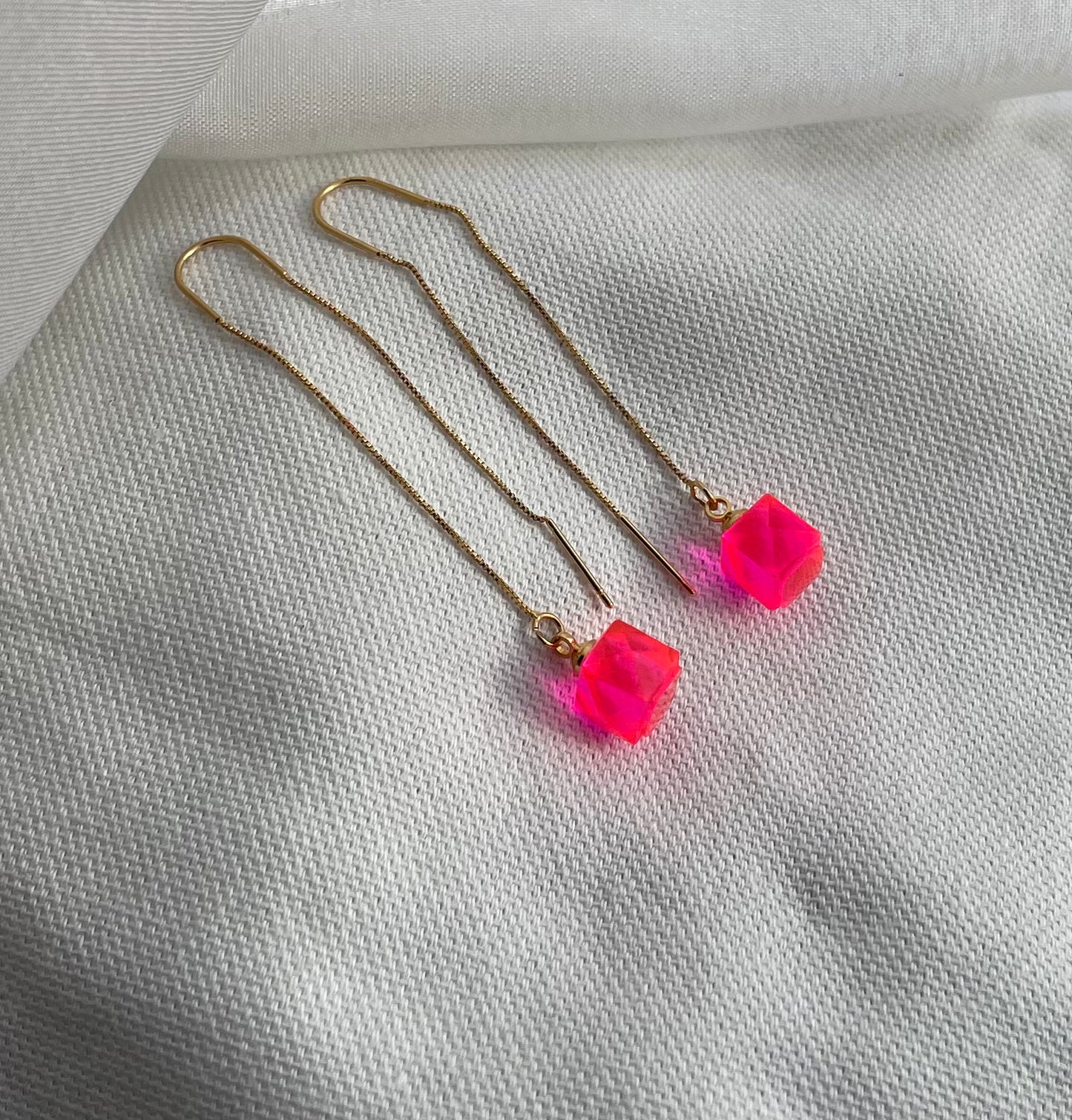 Ohrringe Paradise String "Pink"