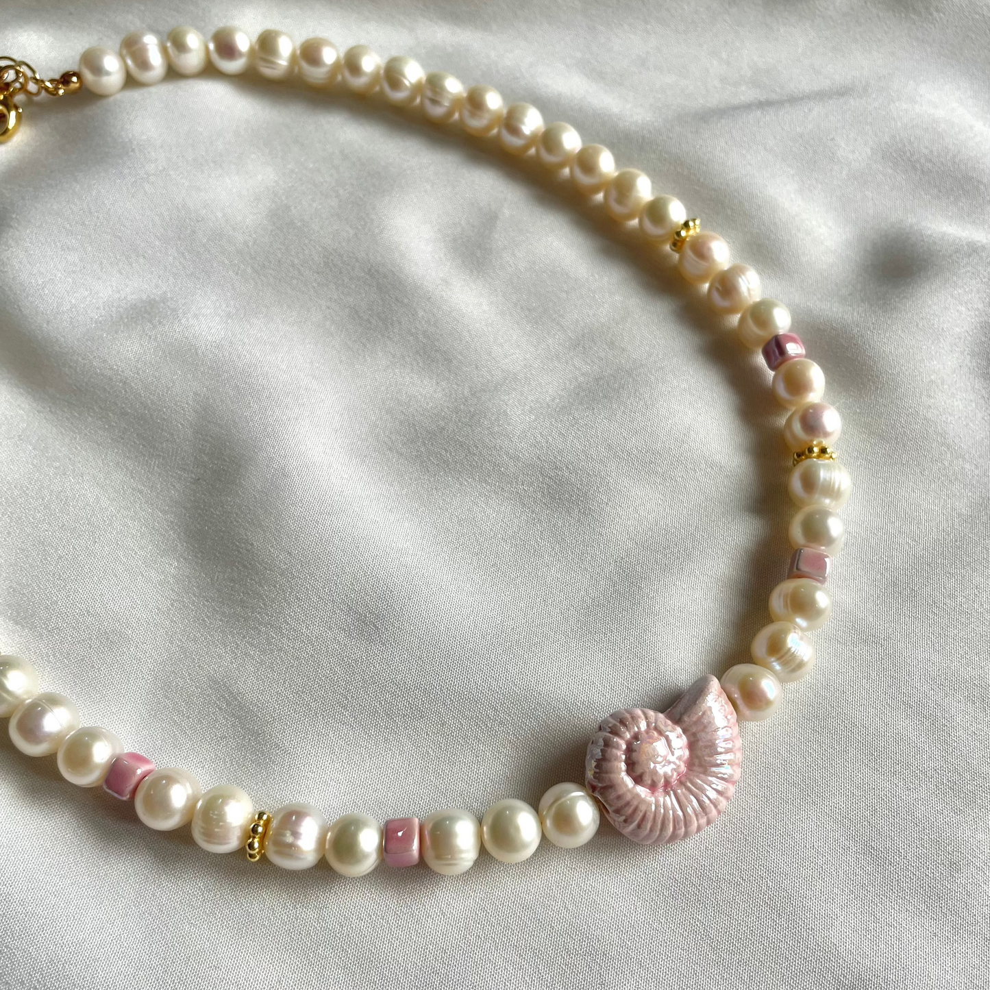 Collier Marina Shell Rosé