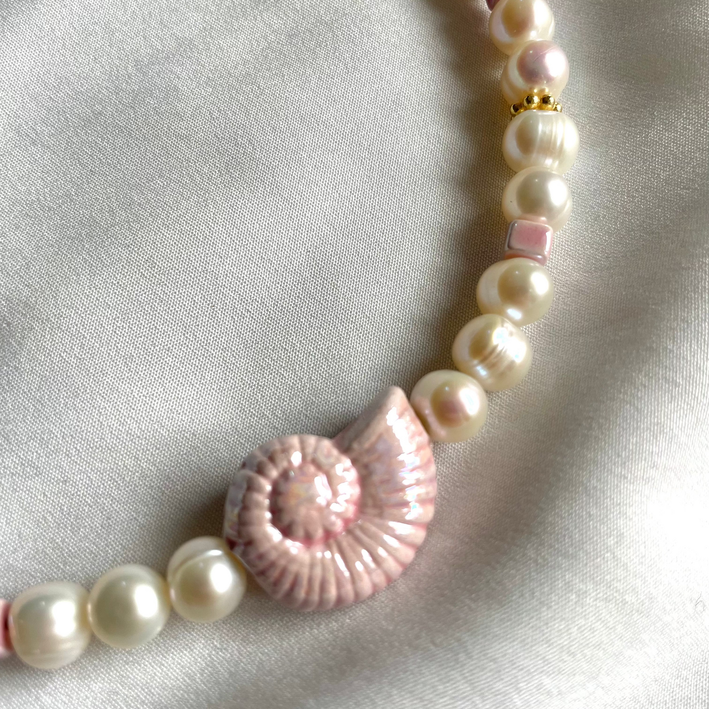 Collier Marina Shell Rosé