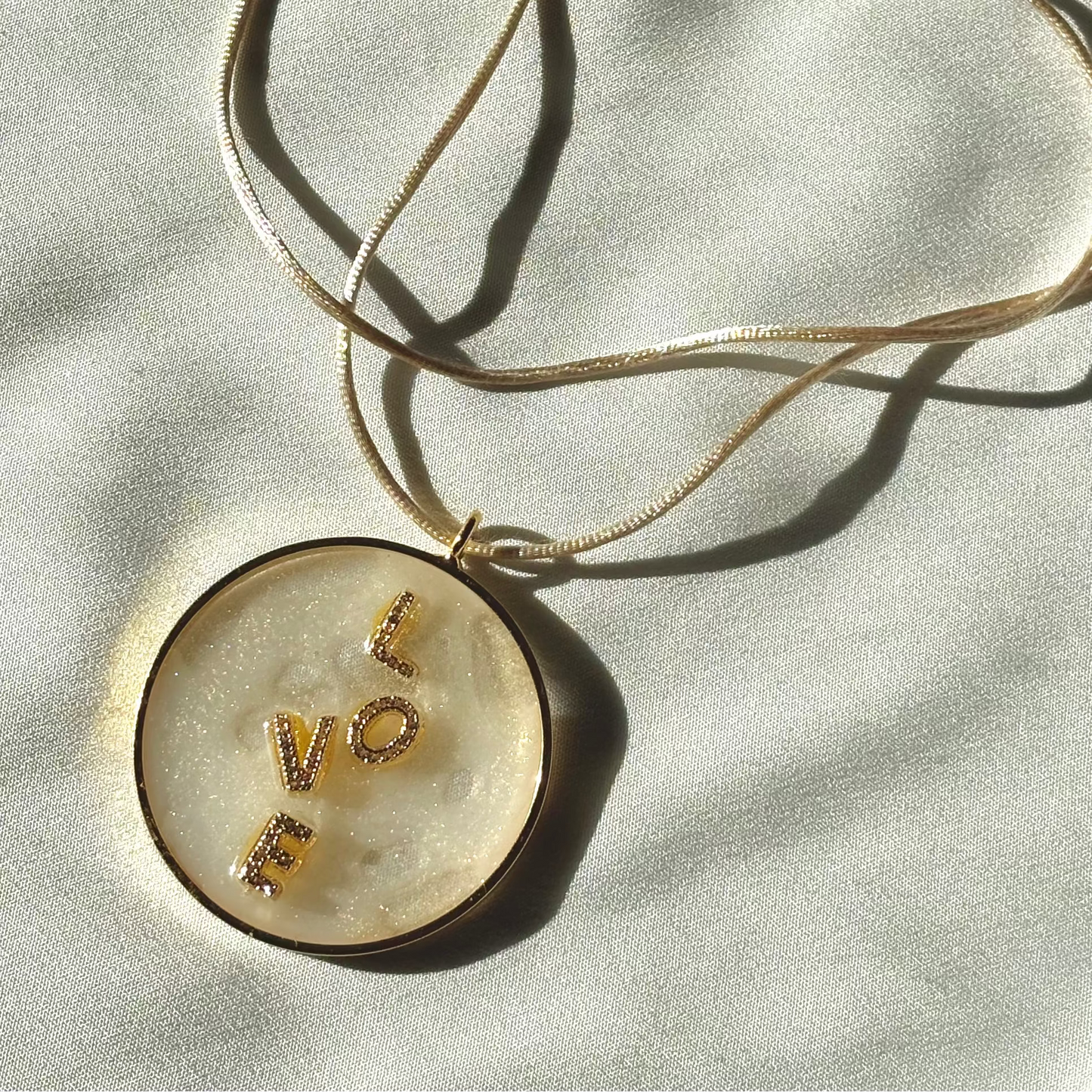 Statement Anhänger BIG ROUND LOVE