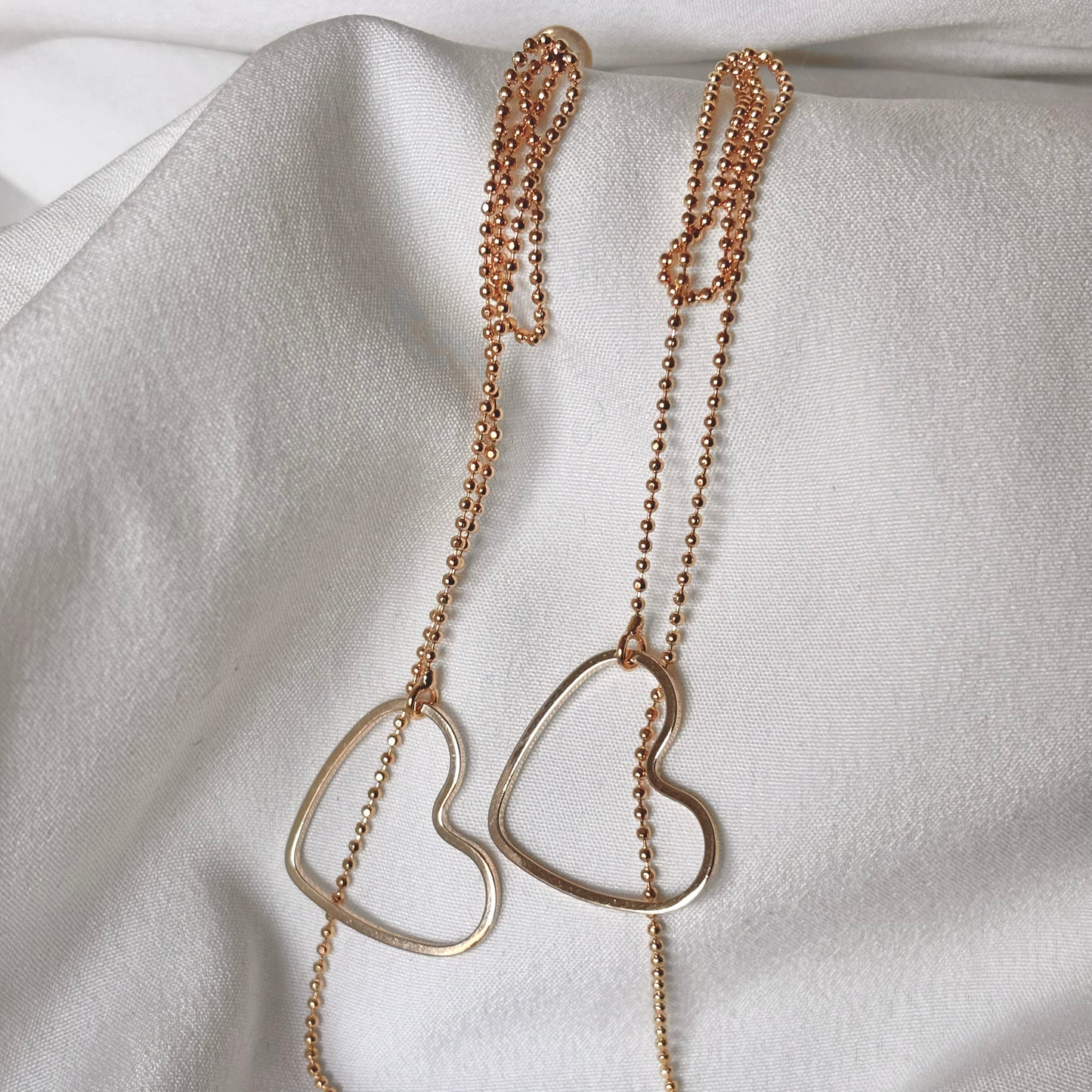 Ohrringe String LOVE Gold