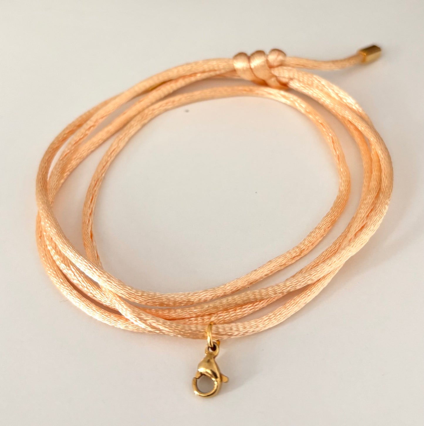 Kette Satin Multi-Colors mit Karabiner