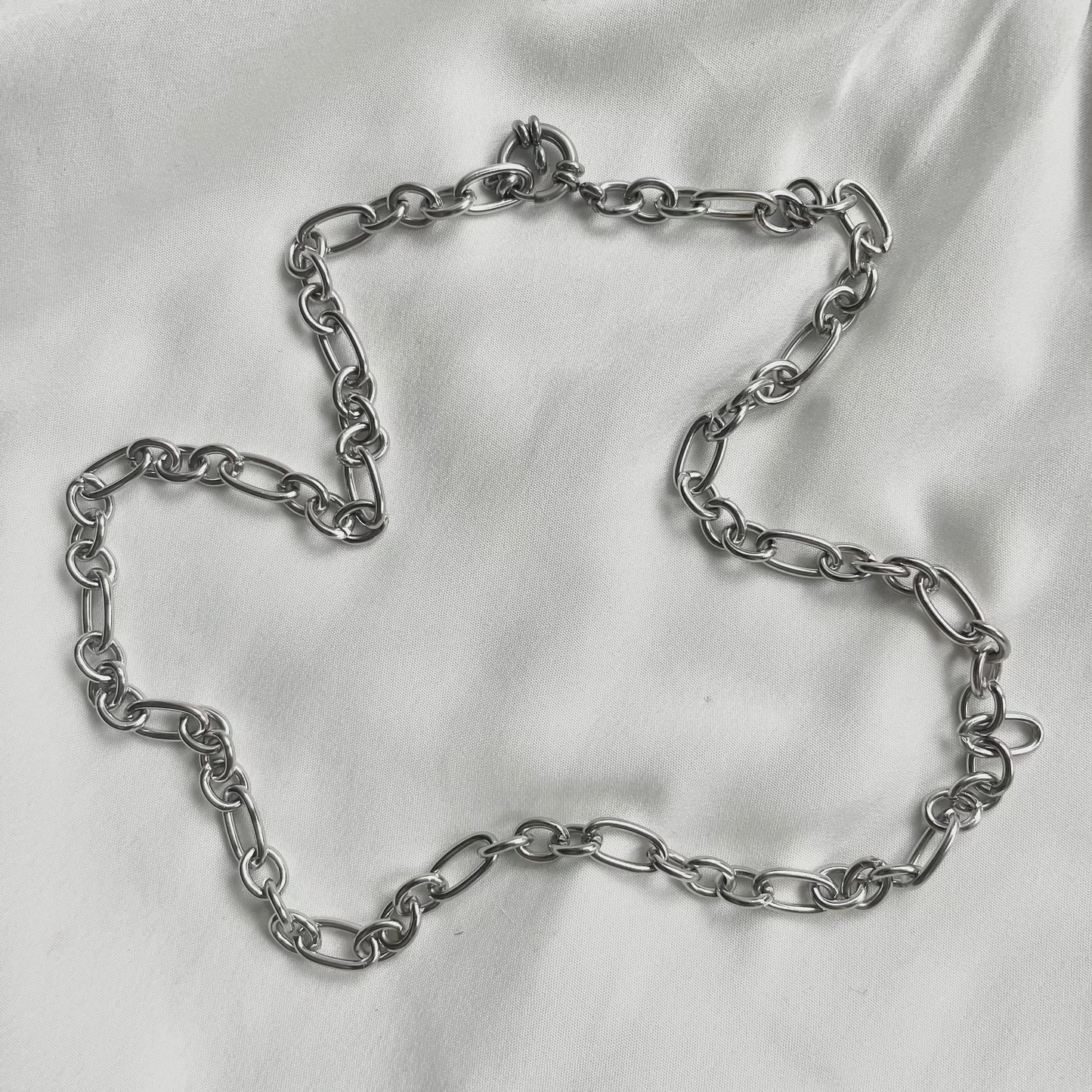 Collier BUBBLE SILBER mit Ringverschluss