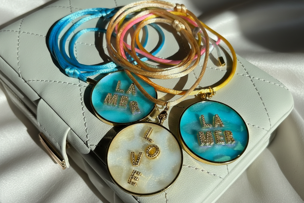 Kette Satin Multi-Colors mit Karabiner