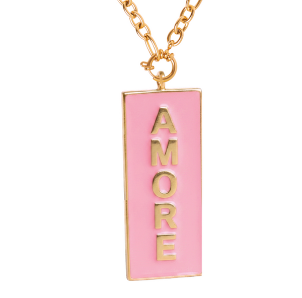 Statement Anhänger AMORE - Cotton Candy